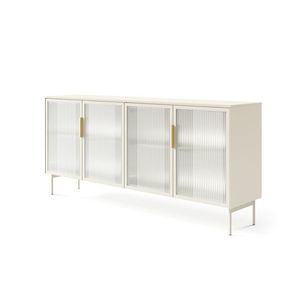 ArtLas Komoda NAIRE 4D s LED osvetlením | cashmere vyobraziť