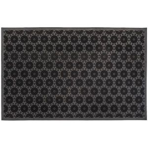 Rohožka Pin Mat 58x36, 5 cm kolieska čierna vyobraziť