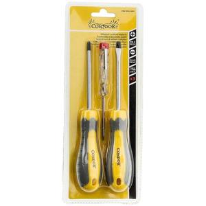 Skrutkovače SL 6, 0x150 mm, PH 2x100 mm, skúšačka 140 mm, 3 ks, Drel vyobraziť