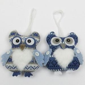 Závesná dekorácia sova 11 cm mix 41748 vyobraziť