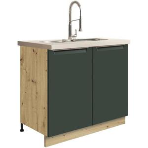 Skrinka do kuchyne Glamour13d Green vyobraziť