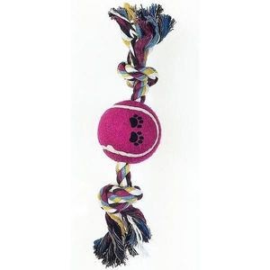 Hračka kosť lano + tenisová lopta 25cm Dental&Fun 484.7 vyobraziť