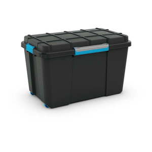 Čierny plastový úložný box s vekom 73, 5x44, 5x46 cm Scuba Box – KIS vyobraziť