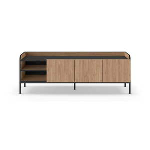 TV stolík v dekore duba v prírodnej farbe 160x55x42 cm Adara – Marckeric vyobraziť