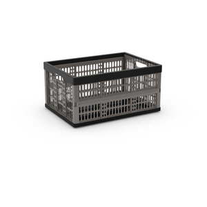 Sivý plastový úložný box 47, 5x34, 5x23, 5 cm Folding Crate – KIS vyobraziť