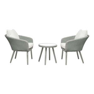 Svetlosivá záhradná lounge súprava Bistro – Unique Furniture vyobraziť