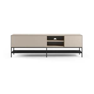 Krémový TV stolík 180x55x35 cm Amira – Marckeric vyobraziť