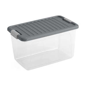 Plastový úložný box s vekom 49x30x28, 5 cm W box M – KIS vyobraziť