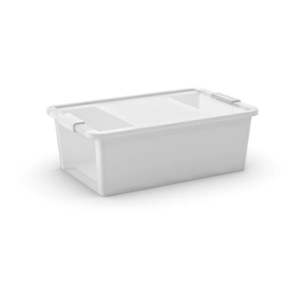 Biely plastový úložný box s vekom 55x35x19 cm Bi-Box M – KIS vyobraziť