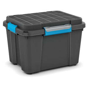 Čierny plastový úložný box s vekom 49, 5x39x34 cm Scuba Box – KIS vyobraziť