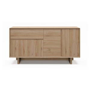Komoda v dekore duba v prírodnej farbe 146x76x45 cm Carpi – Marckeric vyobraziť