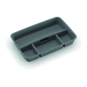 Sivý plastový rozdeľovač do úložného boxu 54, 5x36x8, 5 cm K Latch Box – KIS vyobraziť