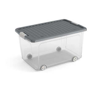 Plastový úložný box s vekom 56, 5x39x31, 5 cm W box L – KIS vyobraziť