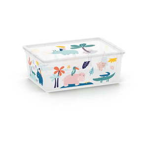 Biely plastový detský úložný box 37x26x15 cm C Box Style – KIS vyobraziť