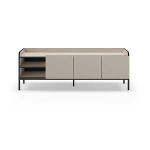 Krémový TV stolík 160x55x42 cm Adara – Marckeric vyobraziť
