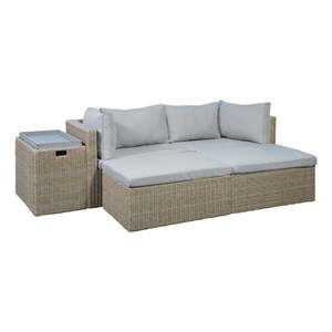 Záhradná lounge súprava v béžovej a svetlohnedej farbe Modular – Unique Furniture vyobraziť