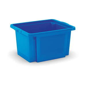 Modrý plastový úložný box 42x35x23 cm H-Box S – KIS vyobraziť