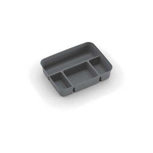 Sivý plastový rozdeľovač do úložného boxu 31, 5x24x7, 5 cm K Latch Box – KIS vyobraziť