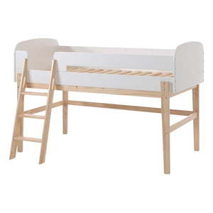Vyvýšená posteľ z borovicového dreva Vipack Kiddy, 90 x 200 cm vyobraziť
