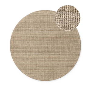 Jutový okrúhly koberec taupe ø 200 cm Bouclé Jaipur – Hanse Home vyobraziť