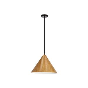 Hnedé závesné svietidlo so skleneným tienidlom ø 25 cm Dunca – Candellux Lighting vyobraziť