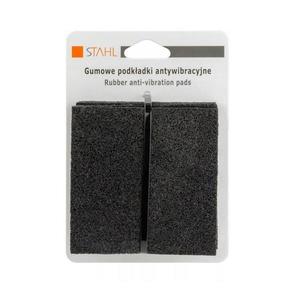 Gumové Antivibračné Podložky 10x10x1cm 4 Ks vyobraziť