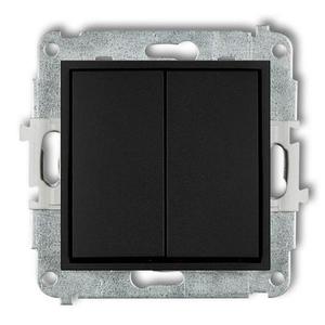 Vypínač matný čierny 12MWP-2 mini vyobraziť