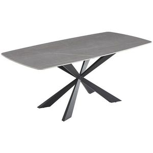 Stôl Camilius Cross 9954 keramický/čierny vyobraziť