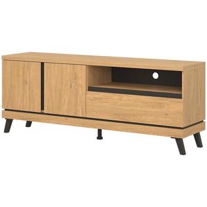 TV stolík Ate At01 Dub/Čierna vyobraziť