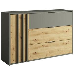 Komoda Rimini 1d3sz Šedá/Dub Artisan vyobraziť