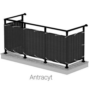 Balkónová zástena 75cm/600cm antracit vyobraziť