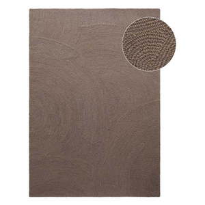 Ručne tkaný vlnený koberec taupe 200x300 cm Eleni Taupe – Hanse Home vyobraziť