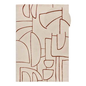 Koberec v tehlovej a krémovej farbe 160x230 cm Beruti – Universal vyobraziť