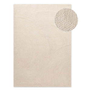 Ručne tkaný vlnený koberec vo svetlo prírodnej farbe 120x180 cm Eleni Natural White – Hanse Home vyobraziť