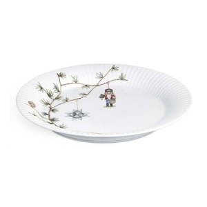 Biely porcelánový tanier s vianočným motívom ø 27 cm Hammershøi Christmas – Kähler Design vyobraziť