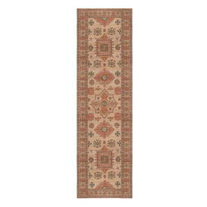 Ručne tkaný koberec s prímesou juty v ružovej a terakotovej farbe 60x230 cm Lana Jute – Flair Rugs vyobraziť