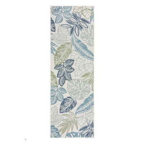 Zeleno-modrý vnútorný a vonkajší koberec 80x230 cm Bella Leaf – Flair Rugs vyobraziť