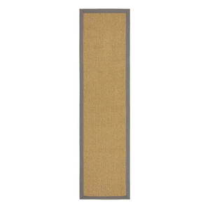 Vnútorný a vonkajší koberec v šedej a svetlohnedej farbe 60x230 cm Sisal Look – Flair Rugs vyobraziť