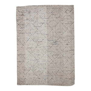 Krémový koberec s prímesou bavlny 150x210 cm Saxo – Bloomingville vyobraziť