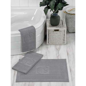 Sivé kúpeľňové predložky v súprave 3 ks 50x70 cm – Mila Home vyobraziť