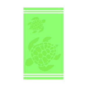 Zelená bavlnená plážová osuška 70x140 cm Turtle – B.E.S. vyobraziť