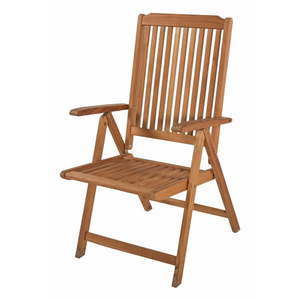 Hnedé drevené záhradné kreslo Solo – Garden Pleasure vyobraziť
