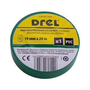 DREL Izolačná páska PVC zelená 19mm x 0, 18mm x 20m vyobraziť