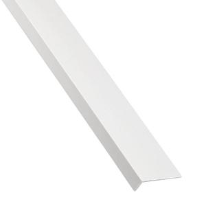 Profil uholníkový samolepiaci PVC biely matný 19.5x7.5x1000 vyobraziť