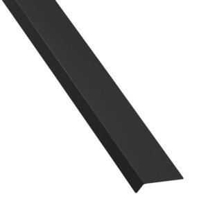 Profil uholníkový samolepiaci PVC čierny mat 19.5x11.5x1000 vyobraziť