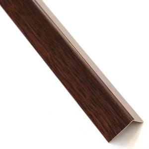 Profil uholníkový samolepiaci PVC drevo tmavé 19.5x19.5x1000 vyobraziť