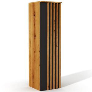 Regál Nairobi dub artisan/čierna vyobraziť