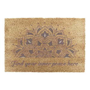 Rohožka z kokosového vlákna 40x60 cm Find Your Inner Peace – Artsy Doormats vyobraziť