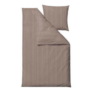 Damaškové obliečky taupe na jednolôžko/predĺžené 140x220 cm Noble – Södahl vyobraziť