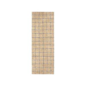 Ručne tkaný vlnený behúň jantárový 80x230 cm Mosaic Amber – Lorena Canals vyobraziť